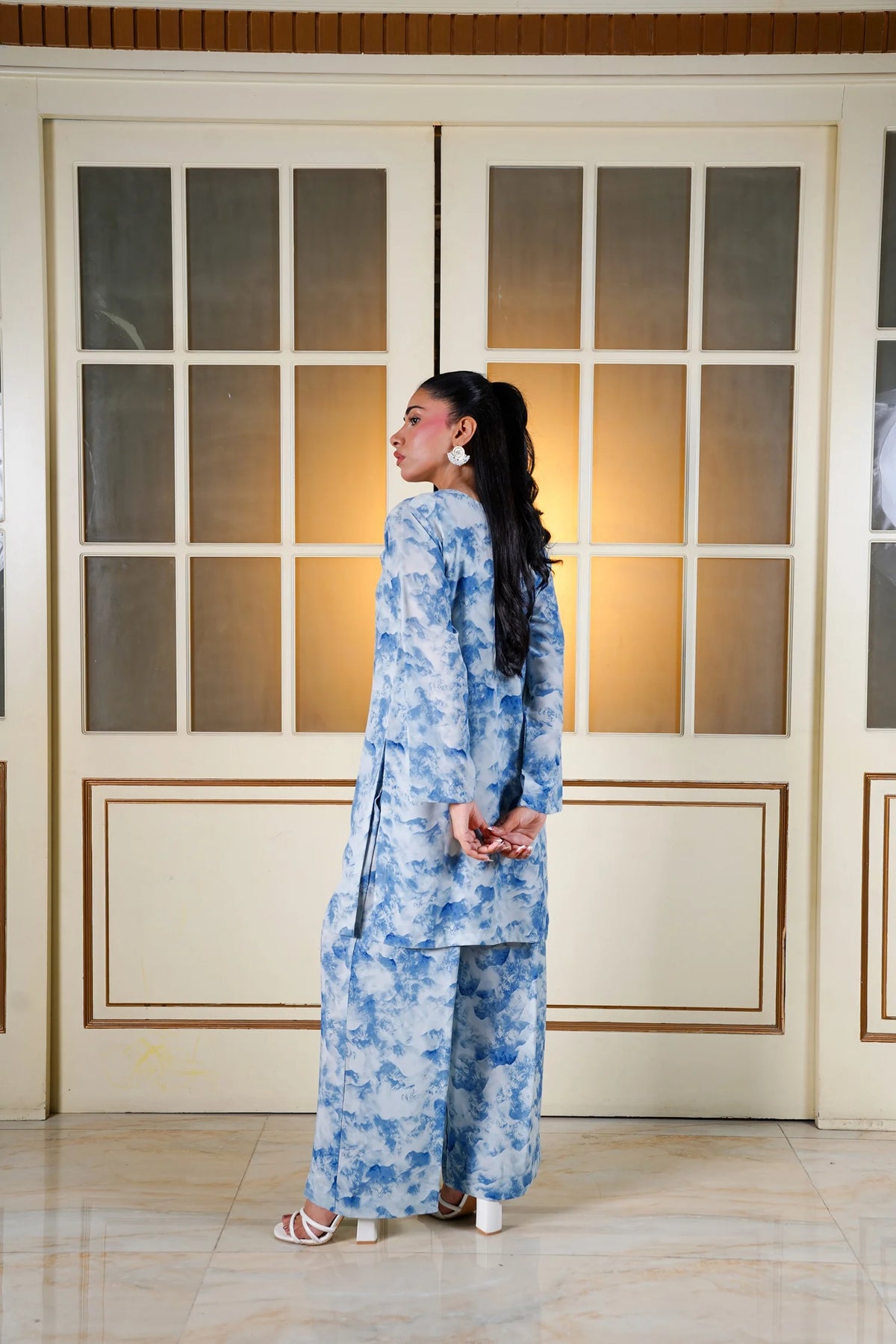 Neel Georgette 2-Piece Co-Ord Set